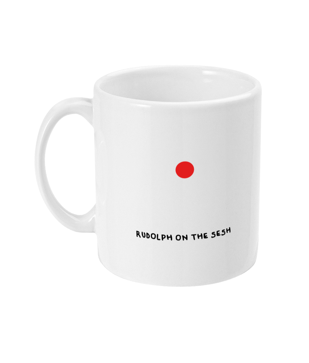 Rudolph on the sesh mug