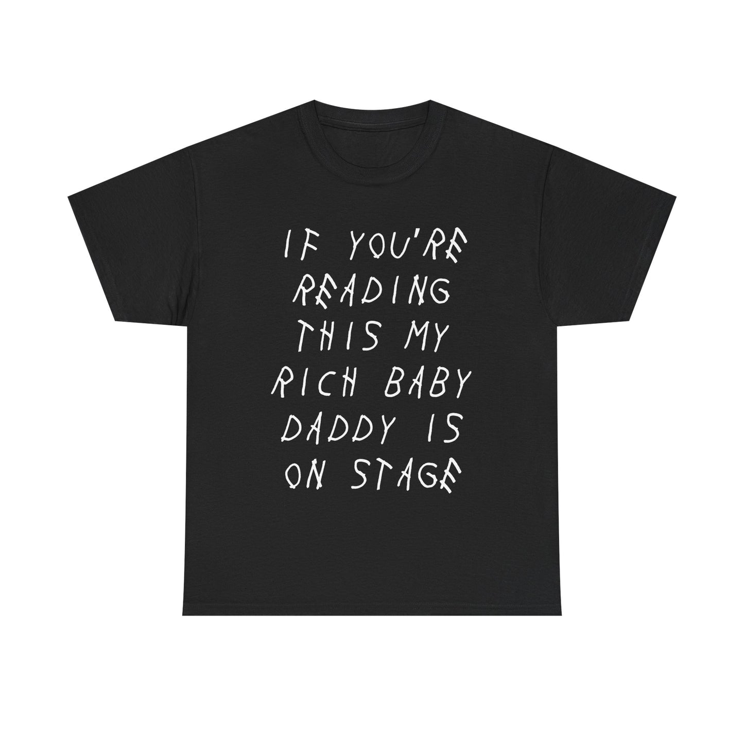 Daddy on stage | Drake tee
