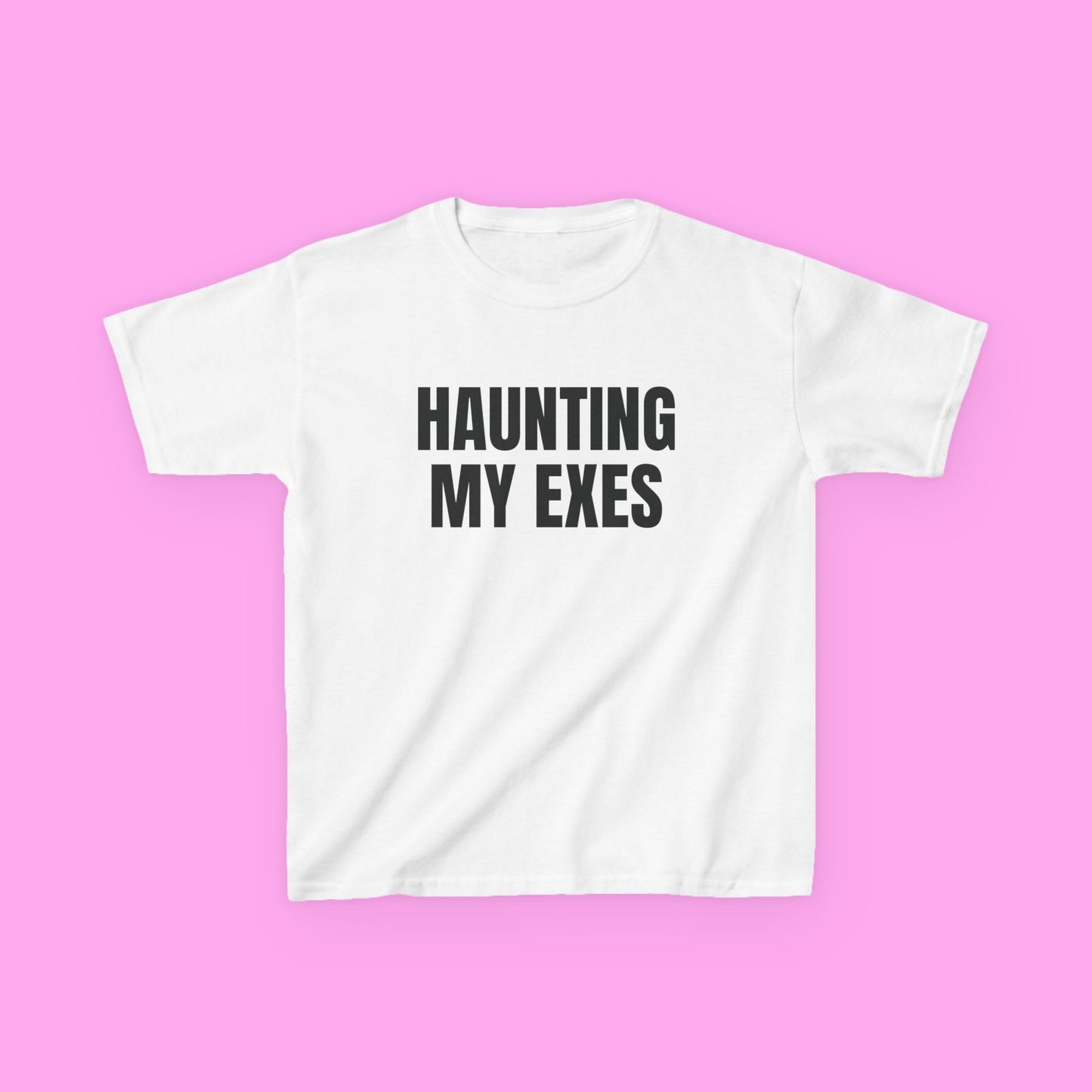 Haunting my exes baby tee