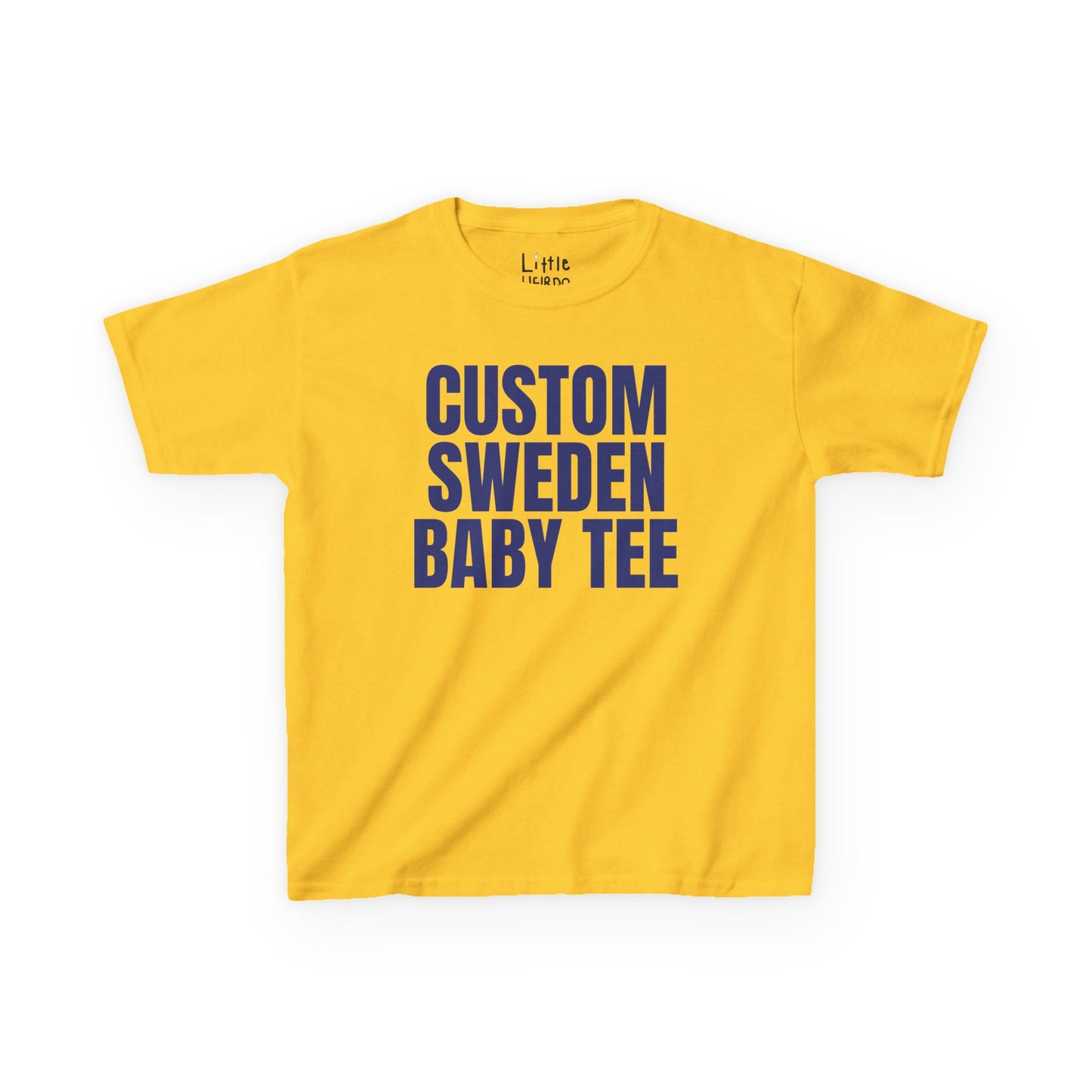 Custom Sweden Baby Tee