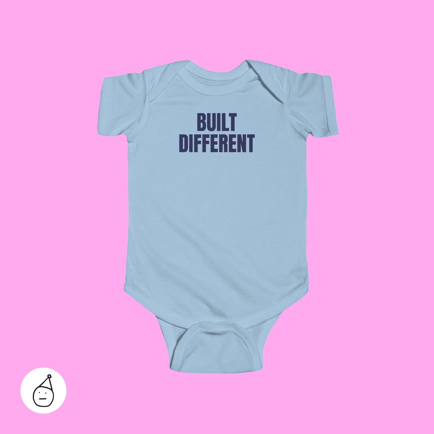 Built different baby grow