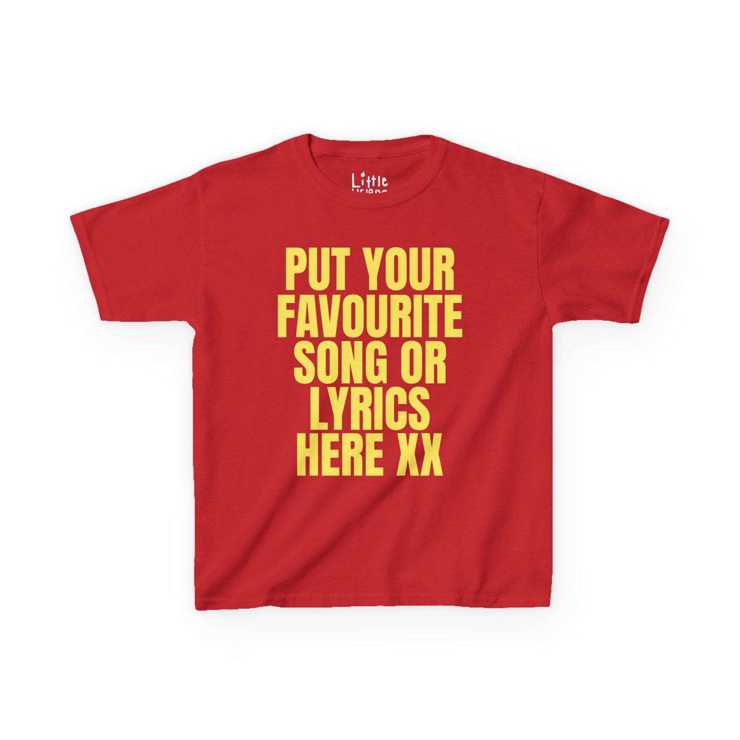 Custom Lyric Baby Tee