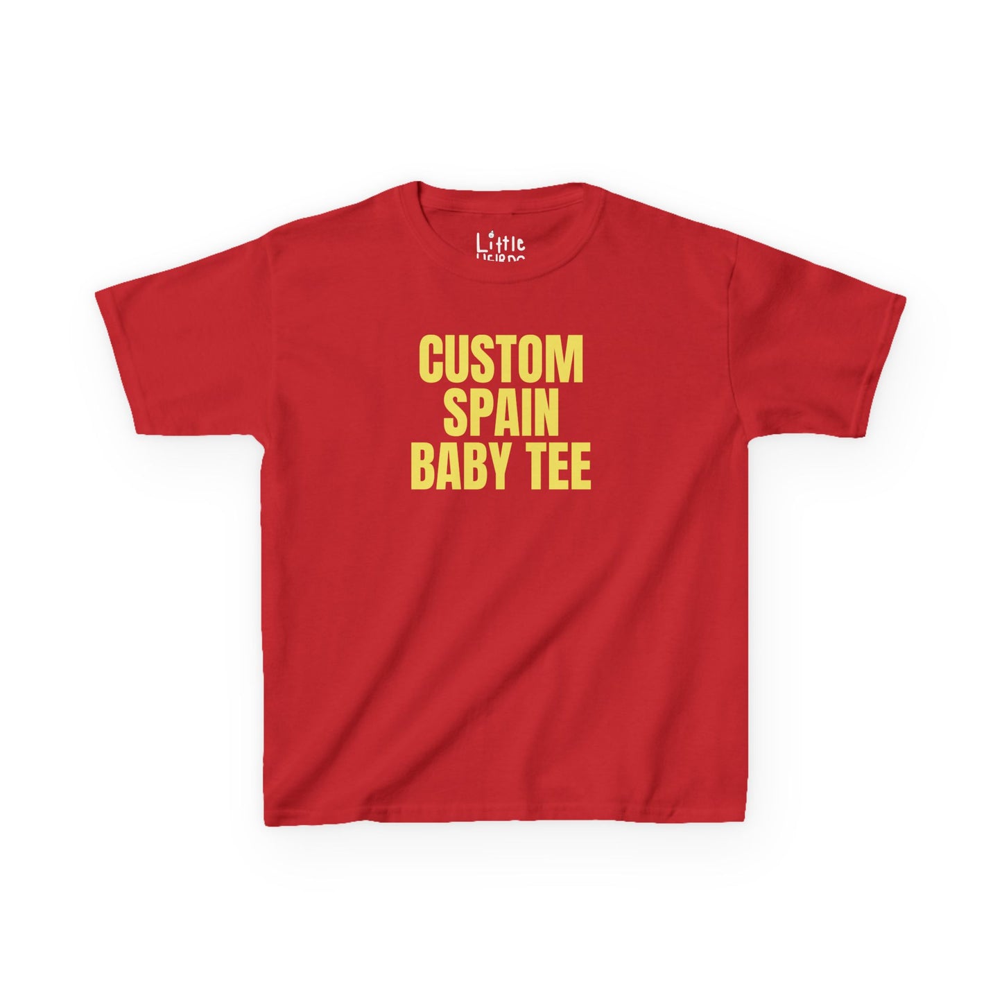 Custom Spain Baby Tee