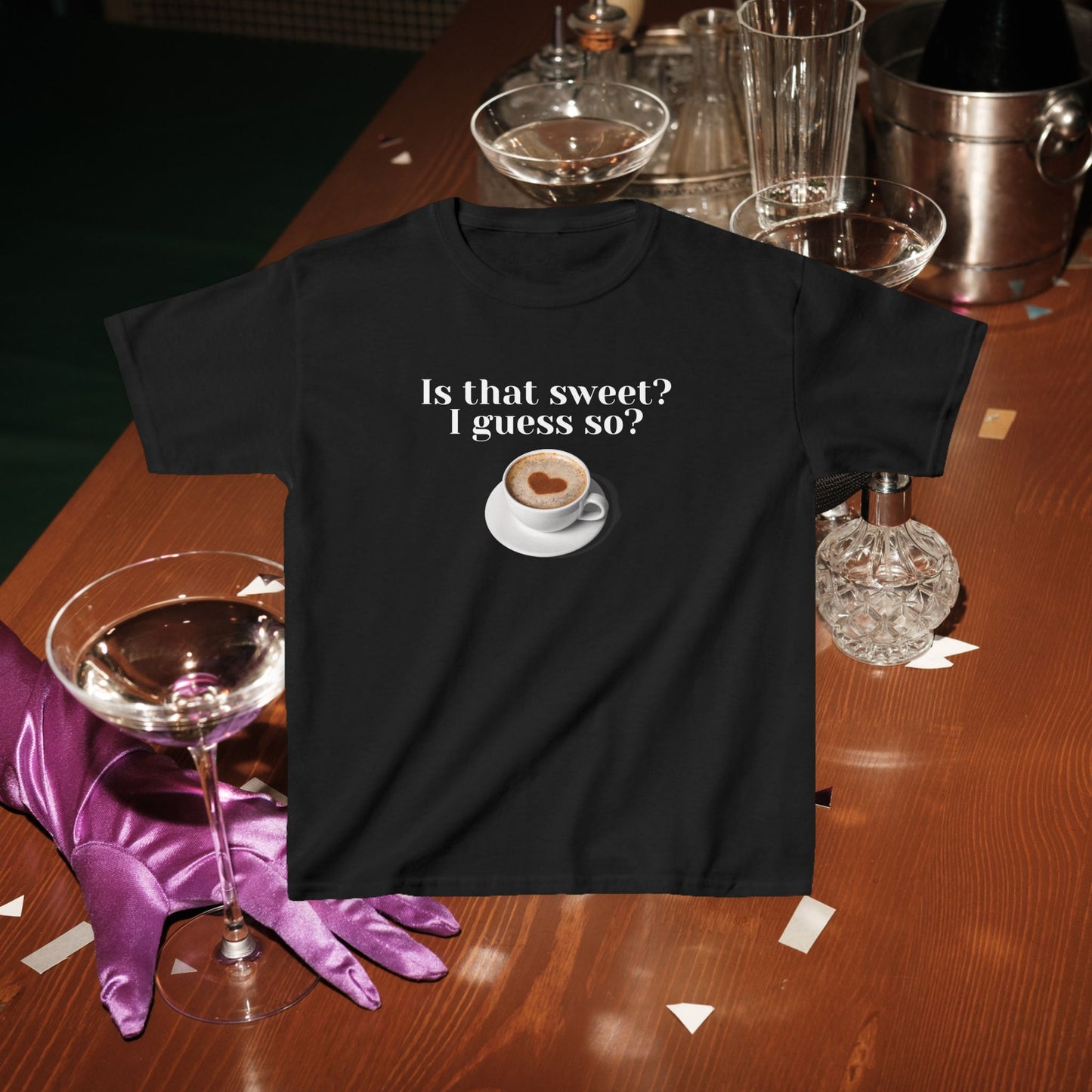 Is that sweet, I guess so baby tee