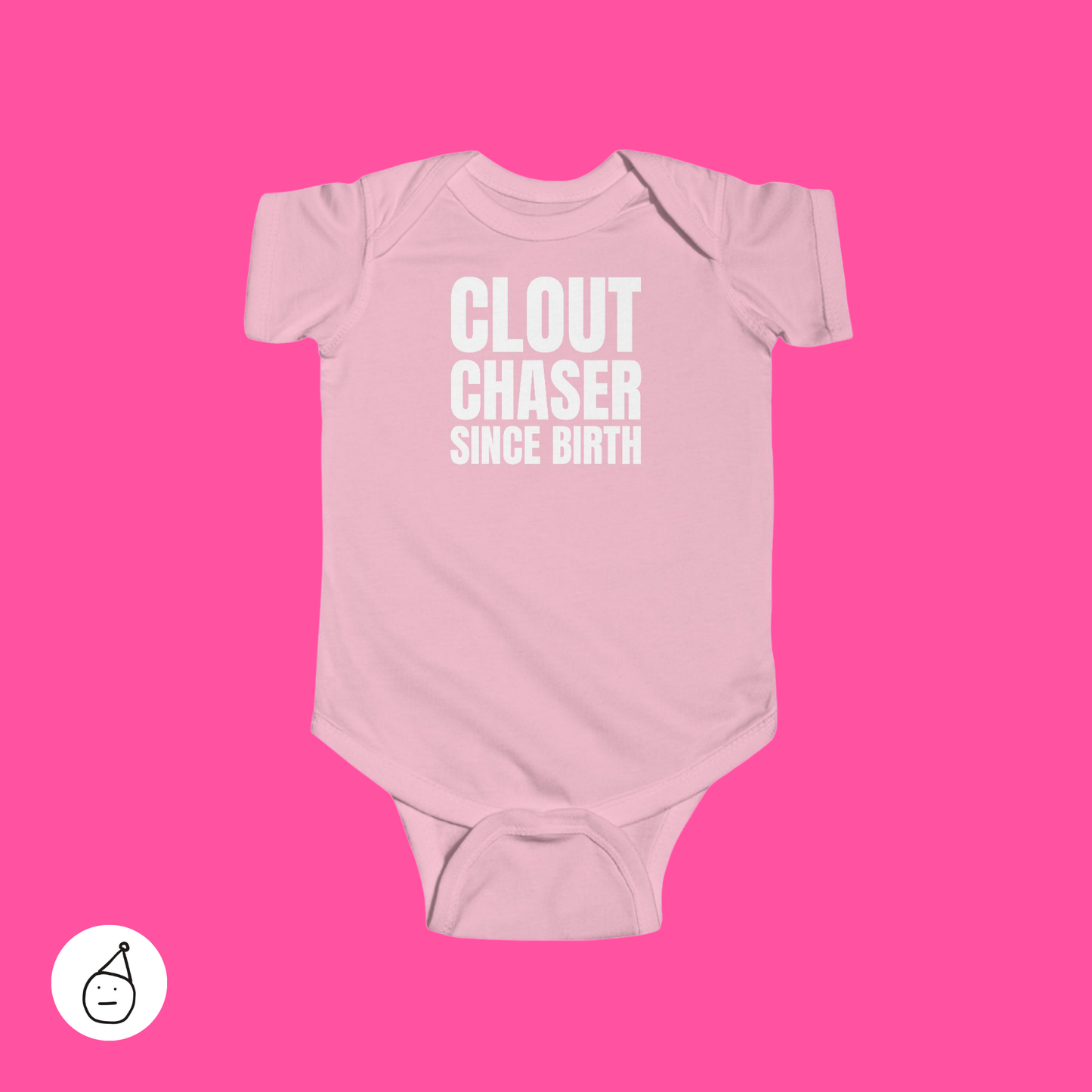 Clout chaser baby grow