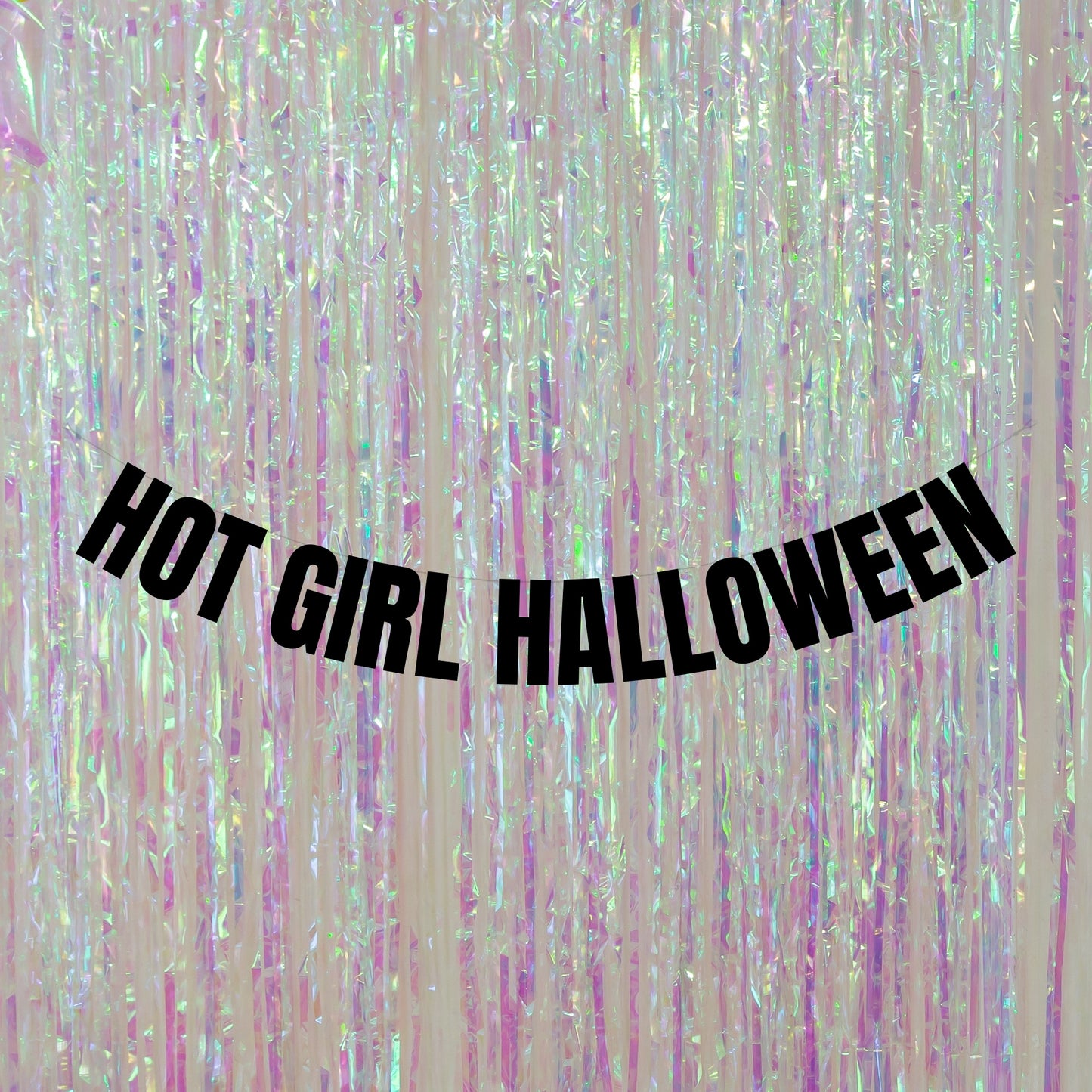 Hot girl halloween banner