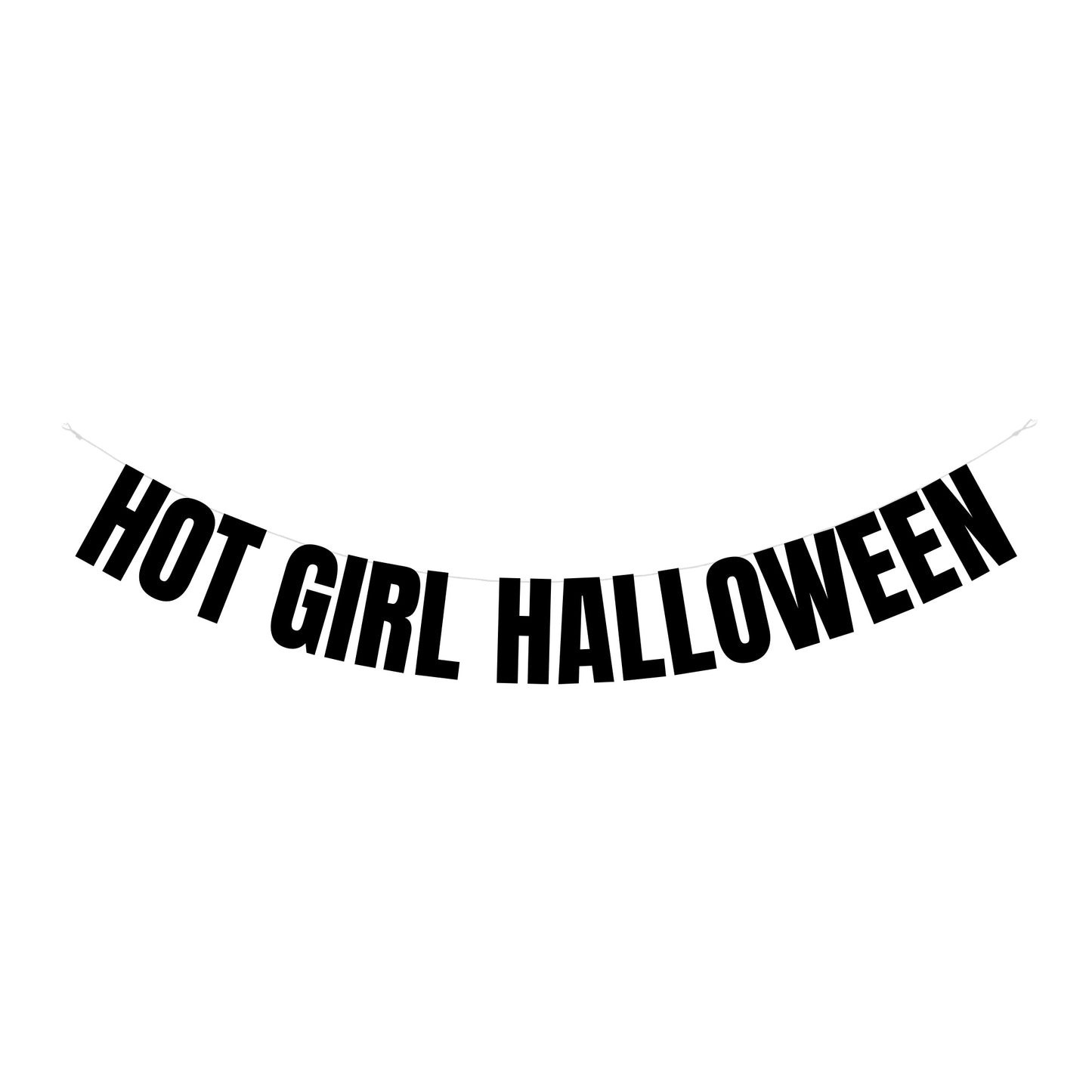 Hot girl halloween banner