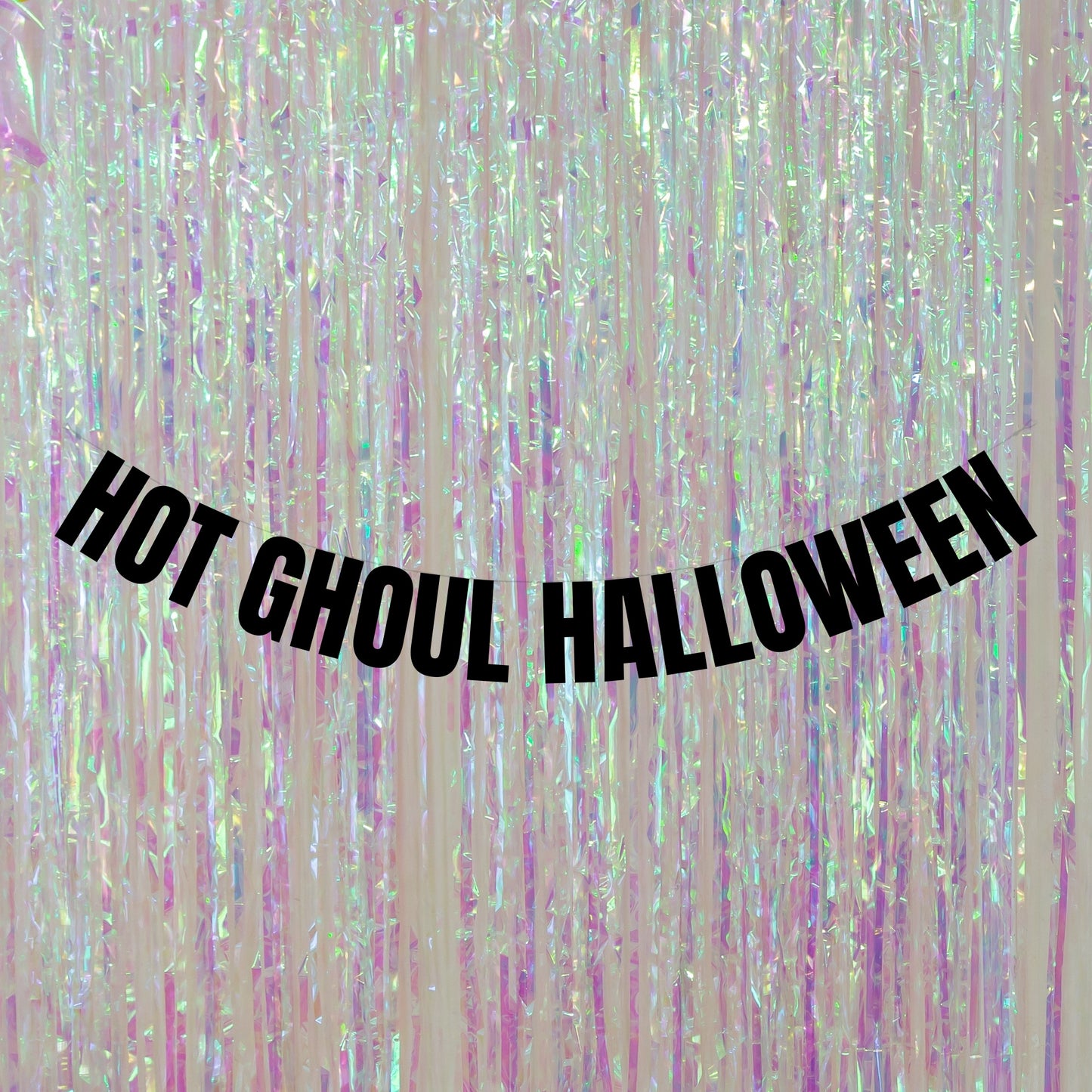 Hot ghoul halloween banner