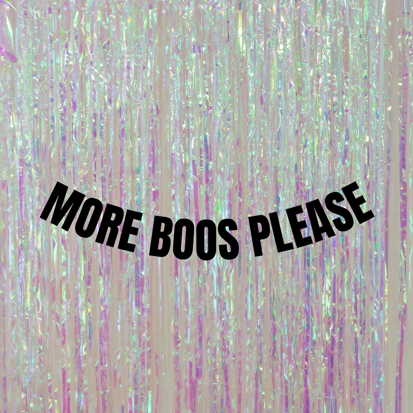 More boos please banner