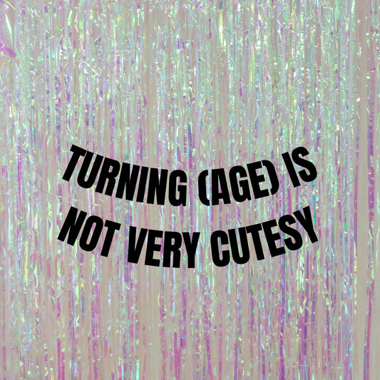 Personalised not very cutesy banner