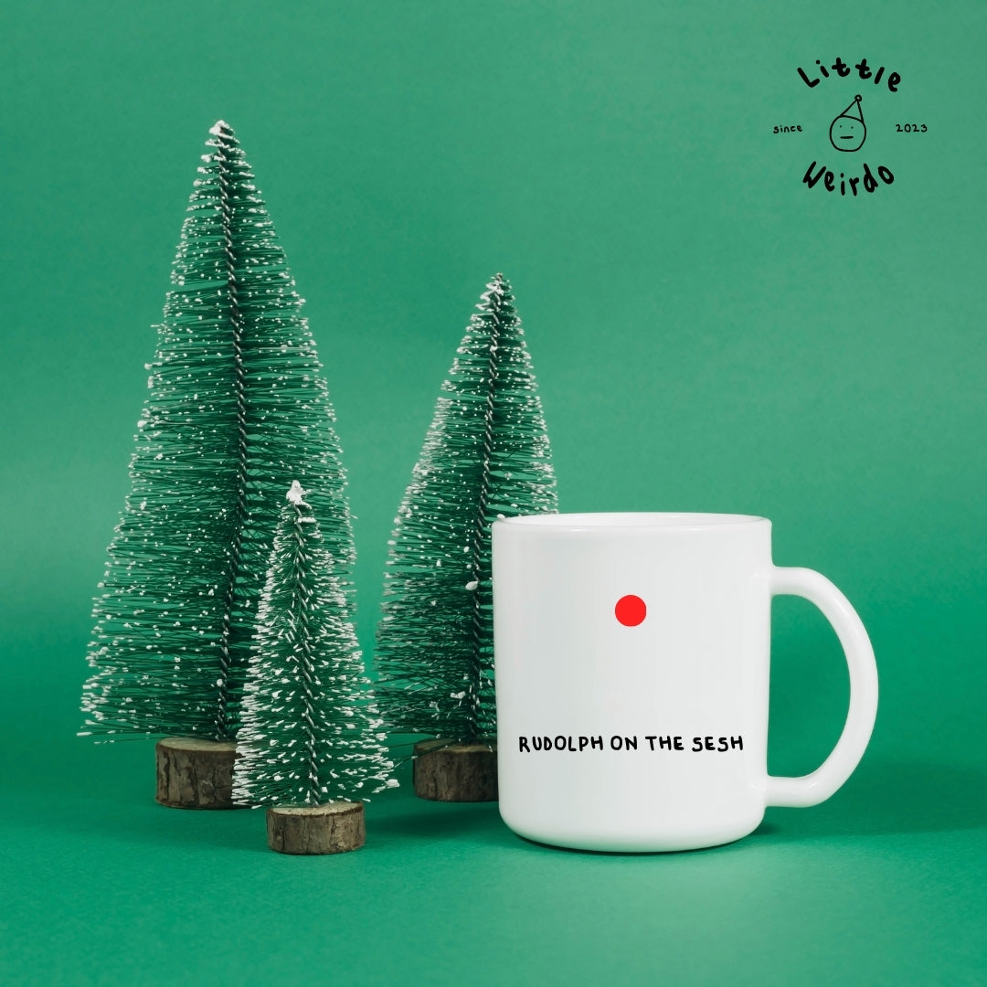 Rudolph on the sesh mug