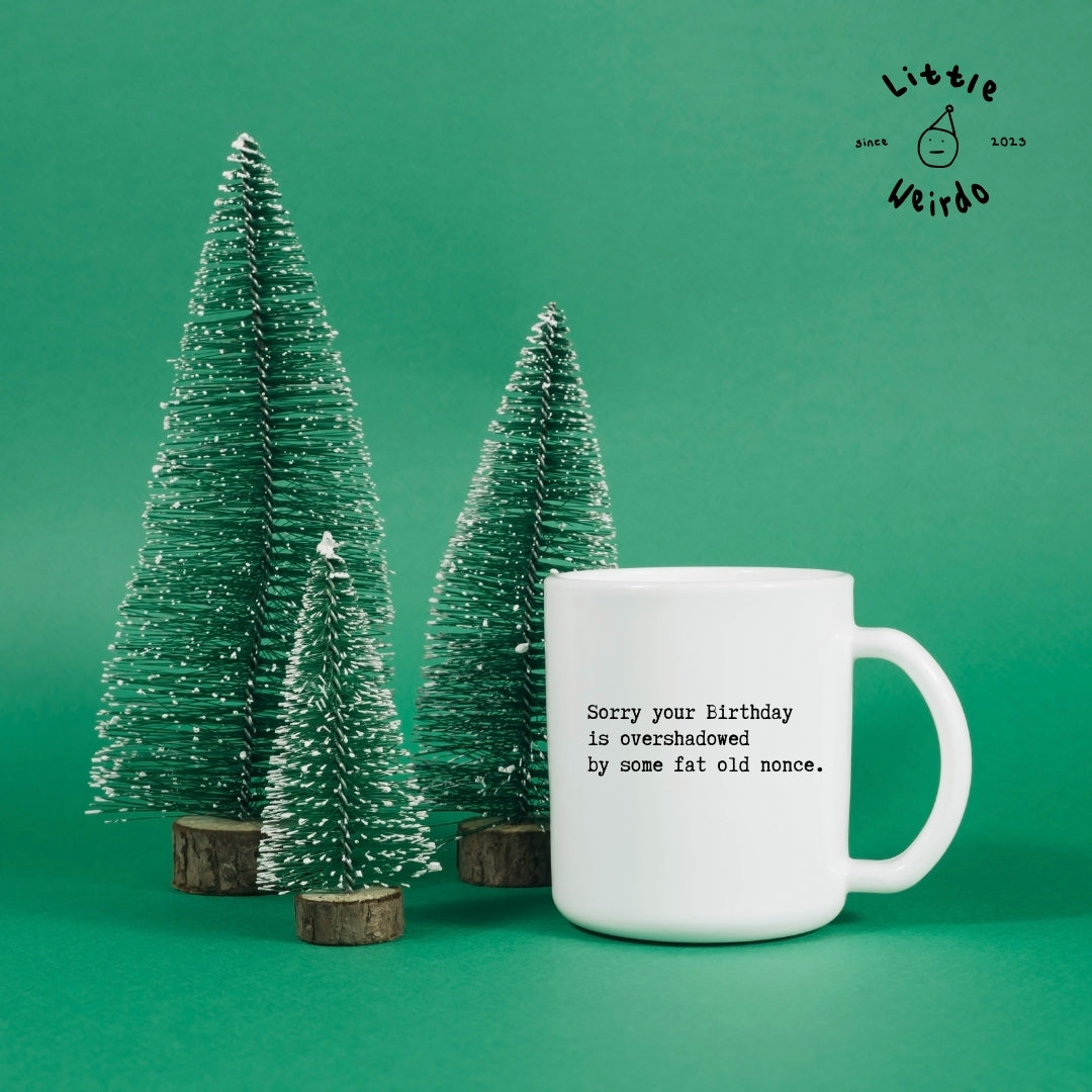 Birthday overshadowed mug