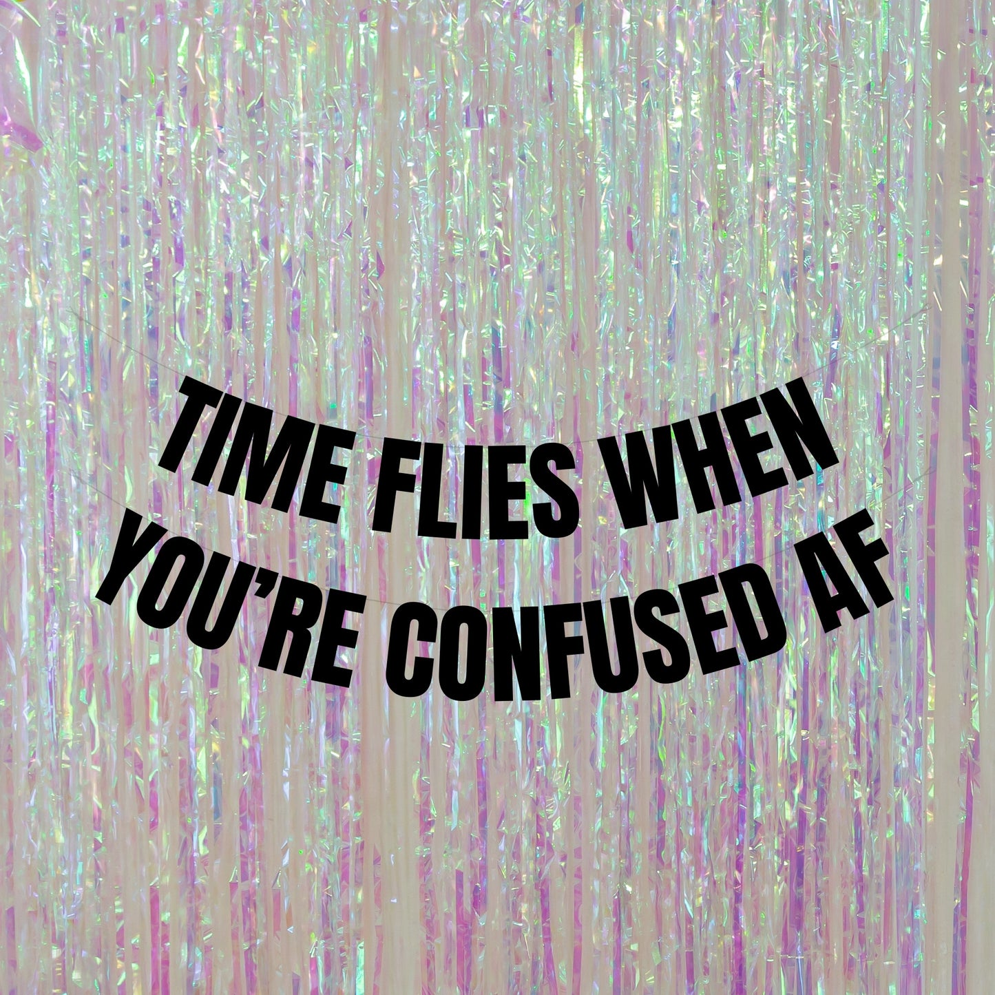 Time flies banner