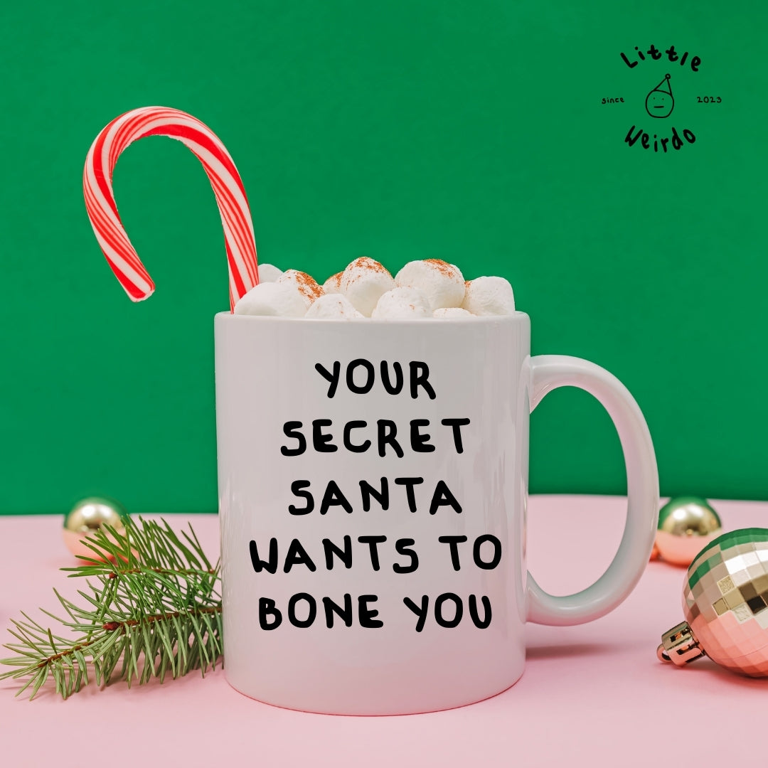 Secret Santa bone you mug