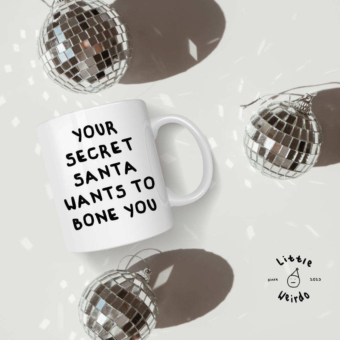 Secret Santa bone you mug