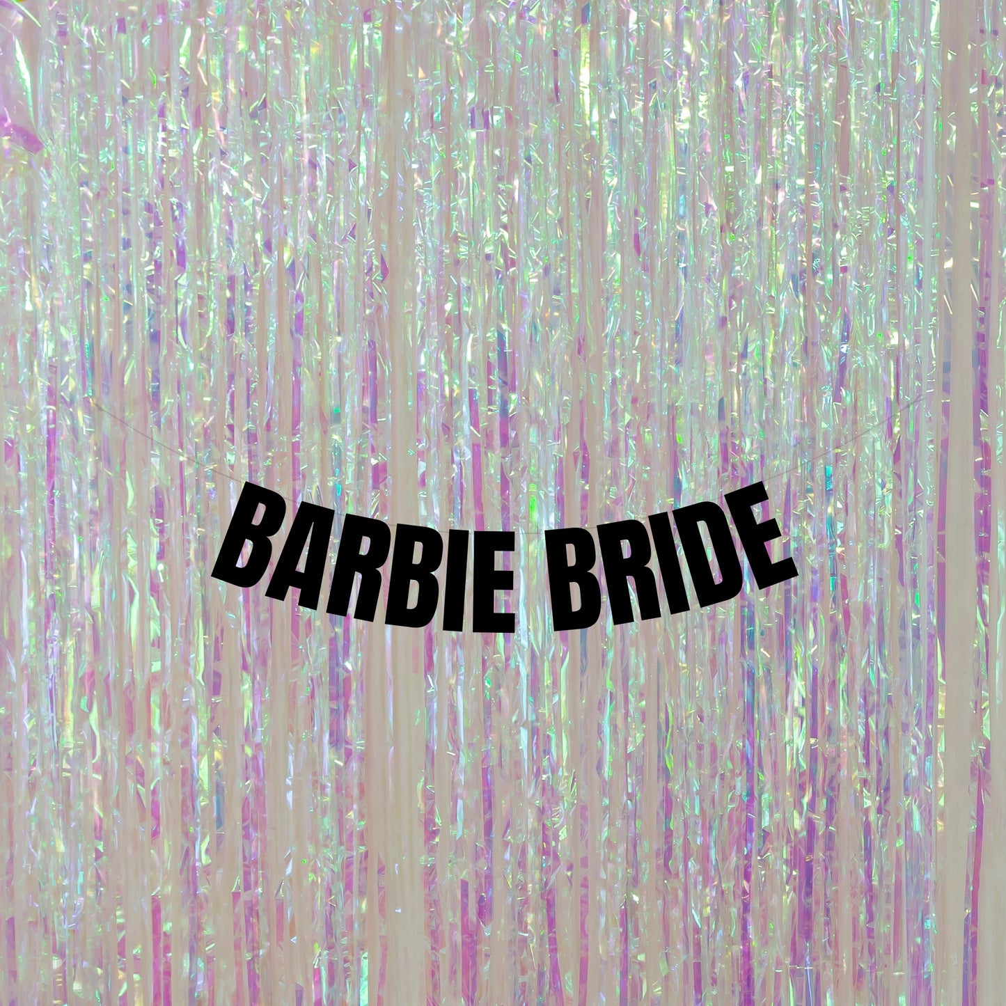 Barbie bride banner