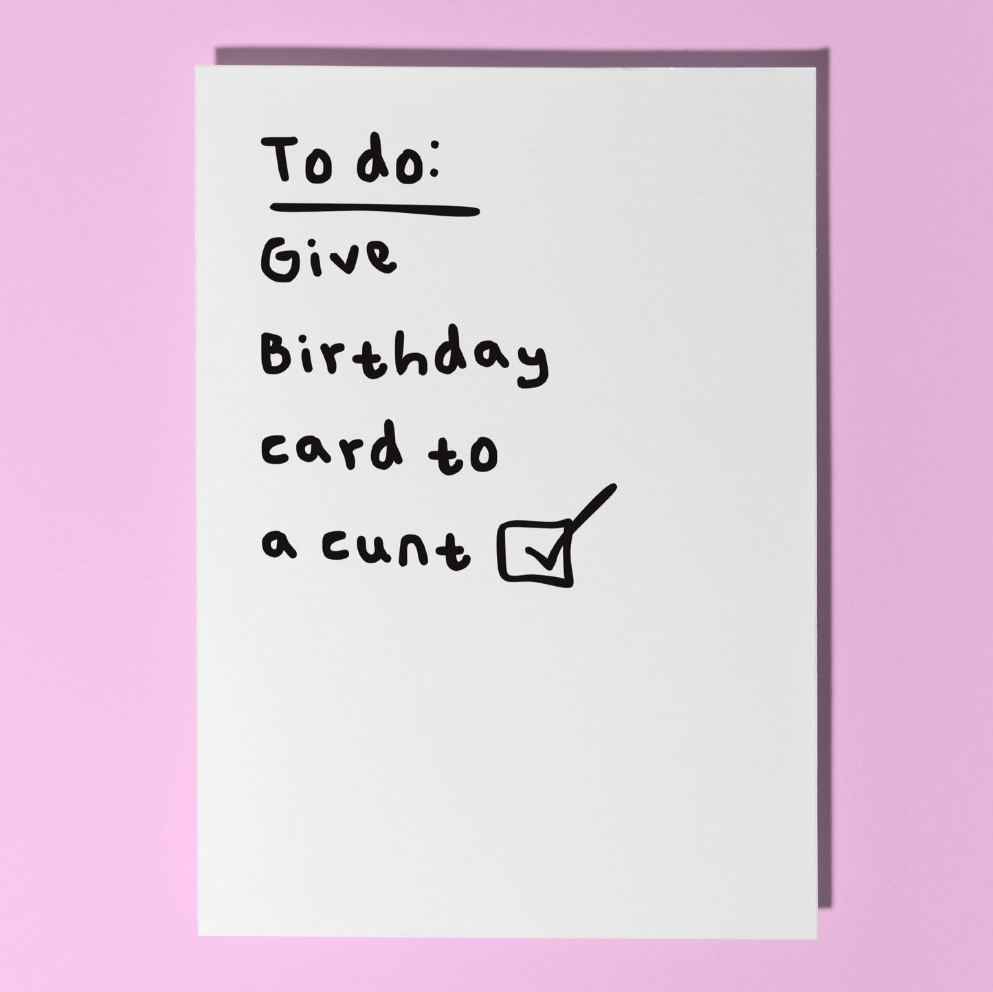 funny birthday card