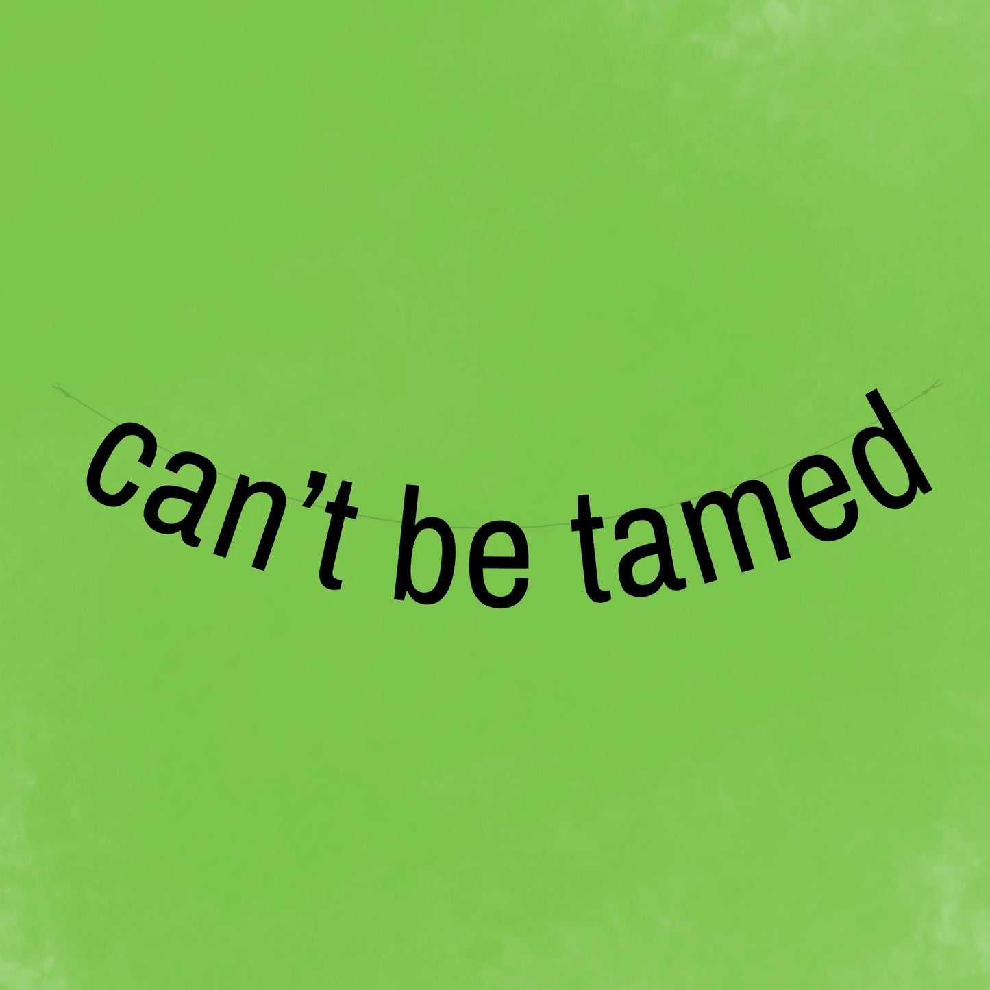 Can't be tamed banner