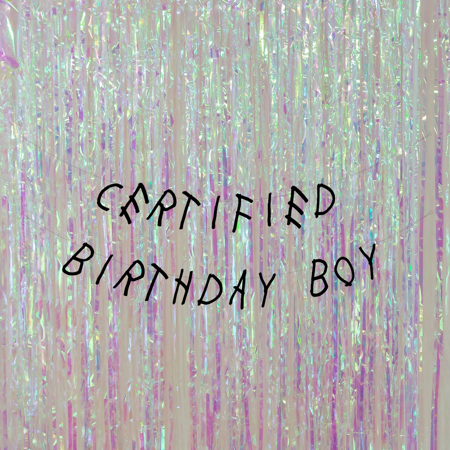 Certified Birthday Boy banner