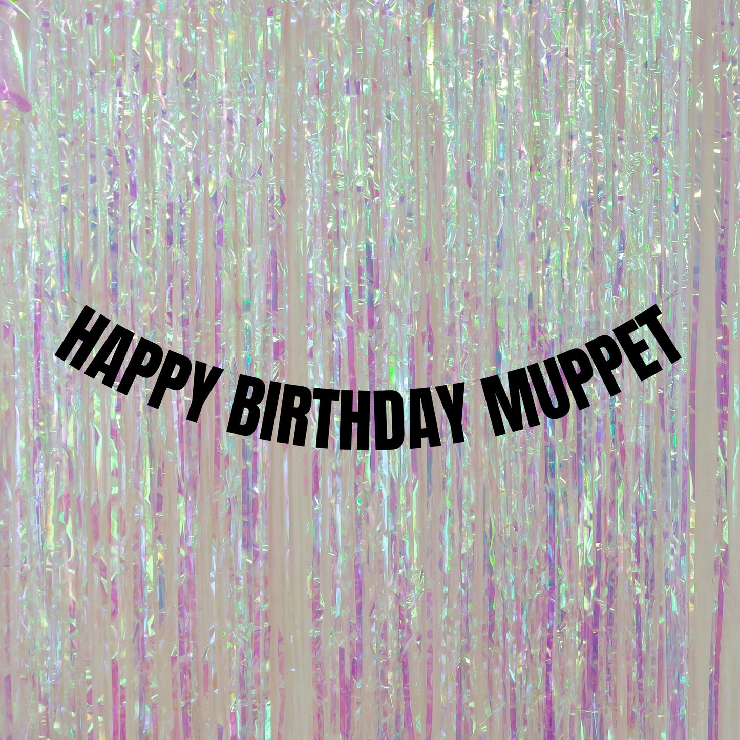 Happy Birthday muppet banner