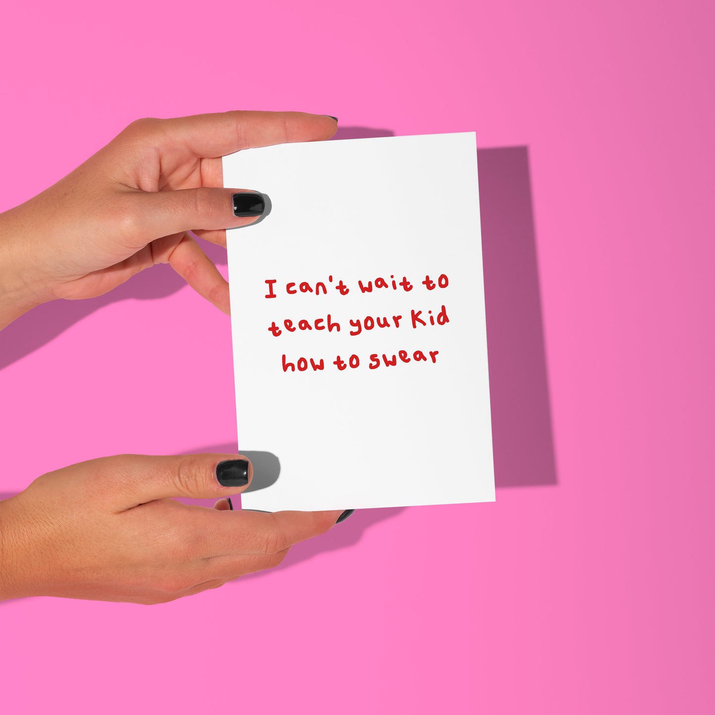 funny baby shower card