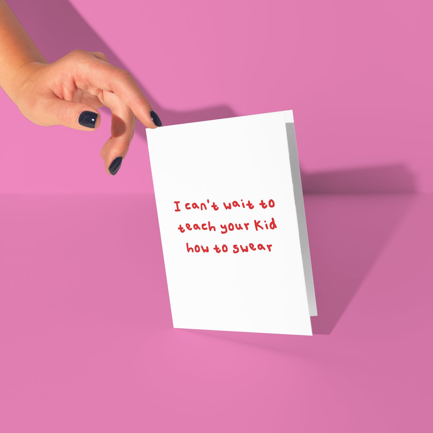 funny baby shower card