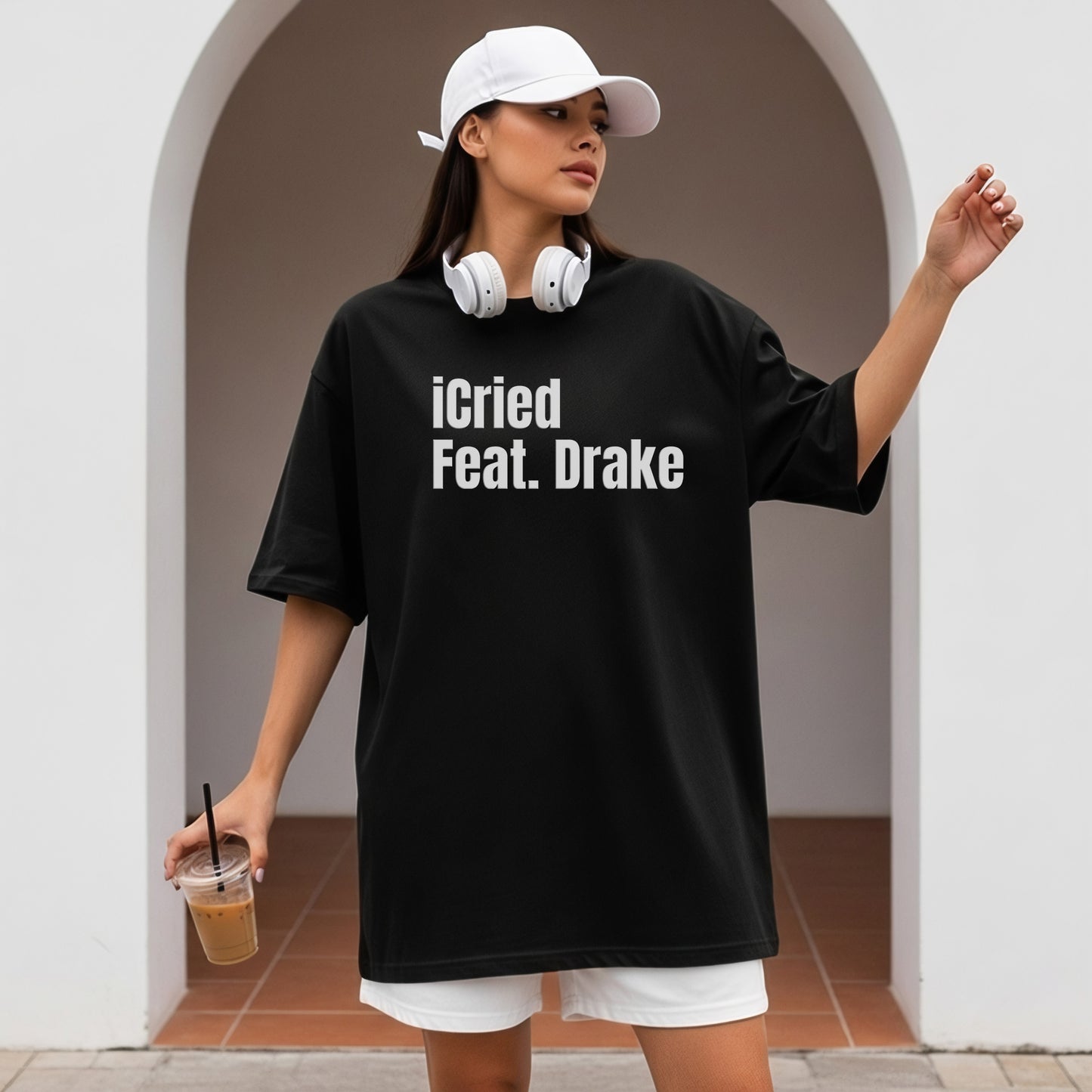 I cried | Drake tee