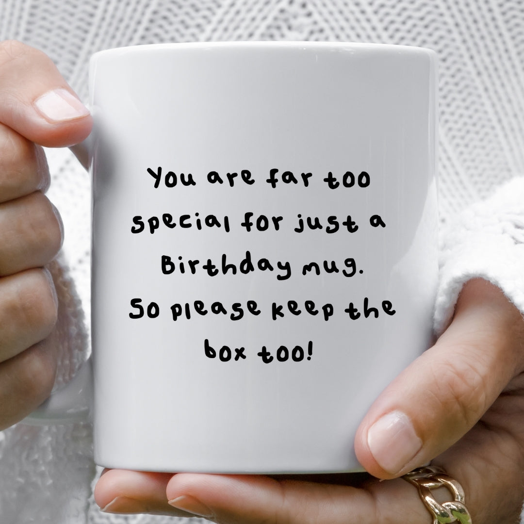 Keep the box mug