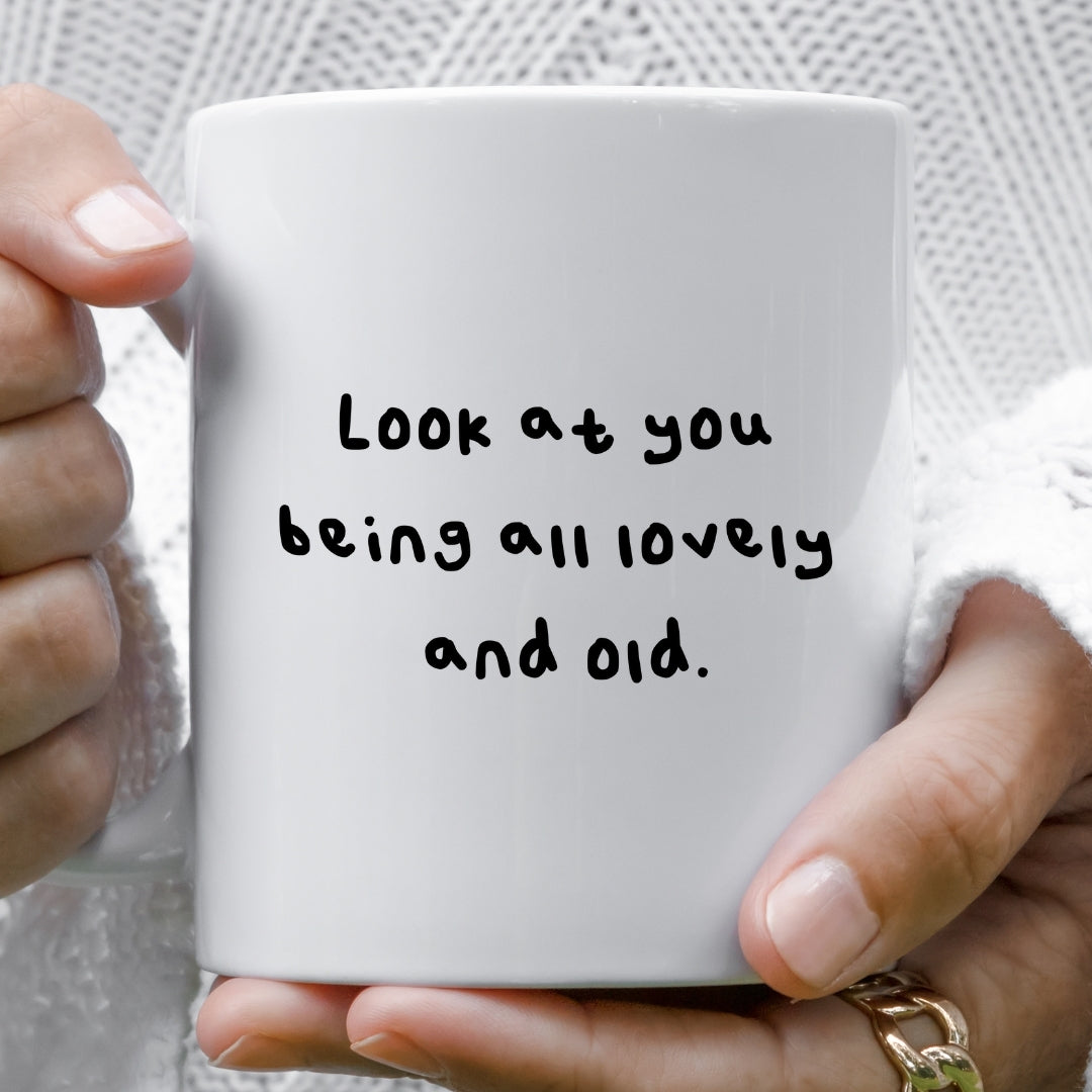 Lovely and old mug