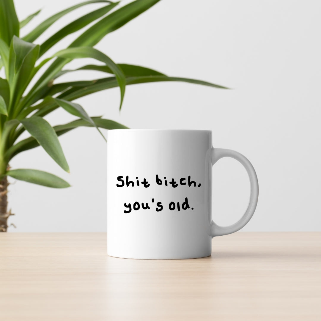 Bitch you's old mug