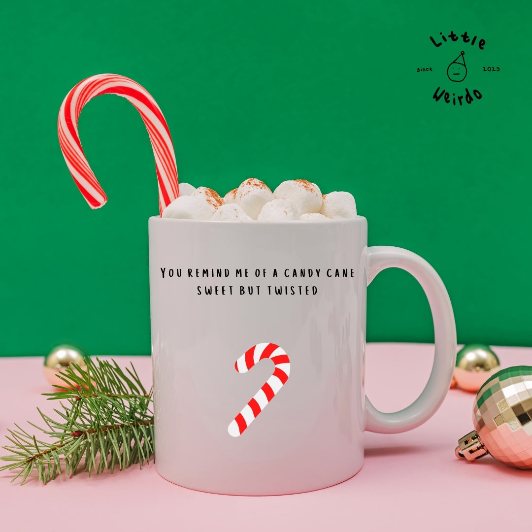 Candy cane mug