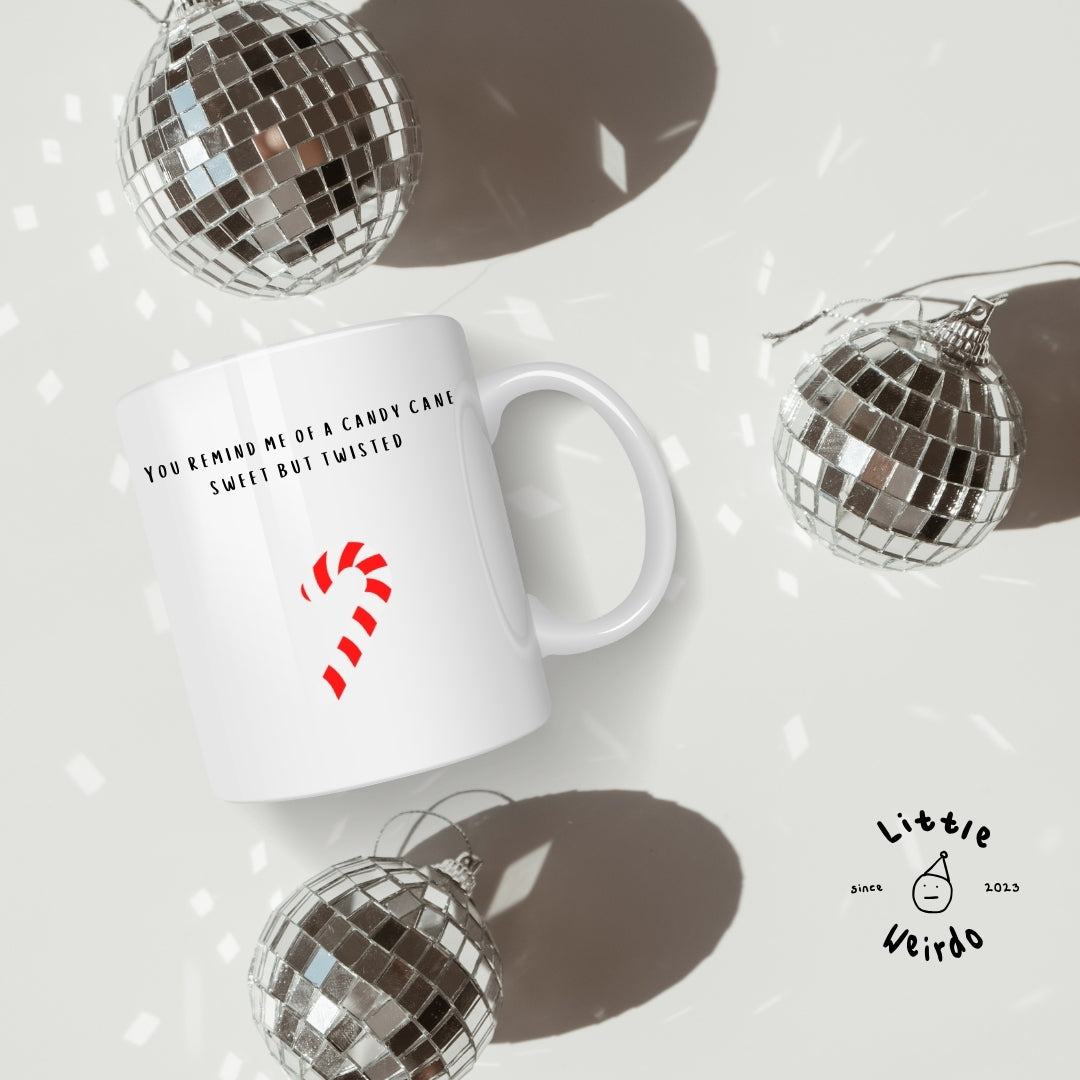 Candy cane mug
