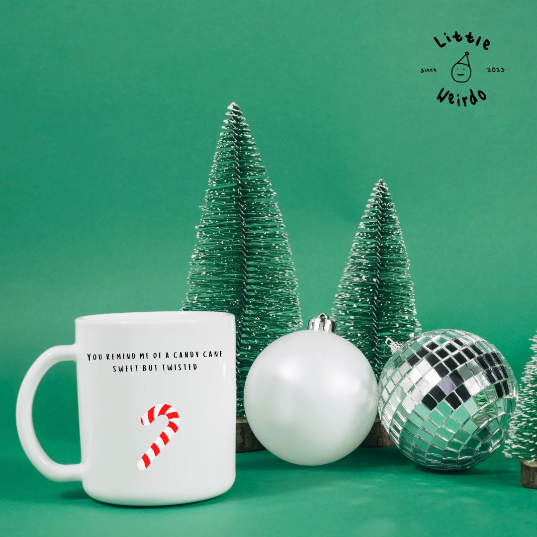Candy cane mug