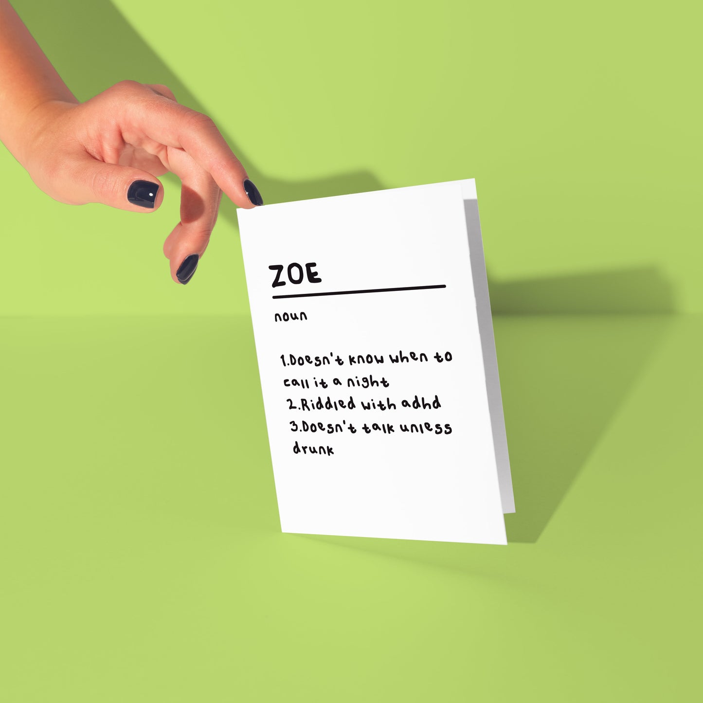 personalised funny birthday card