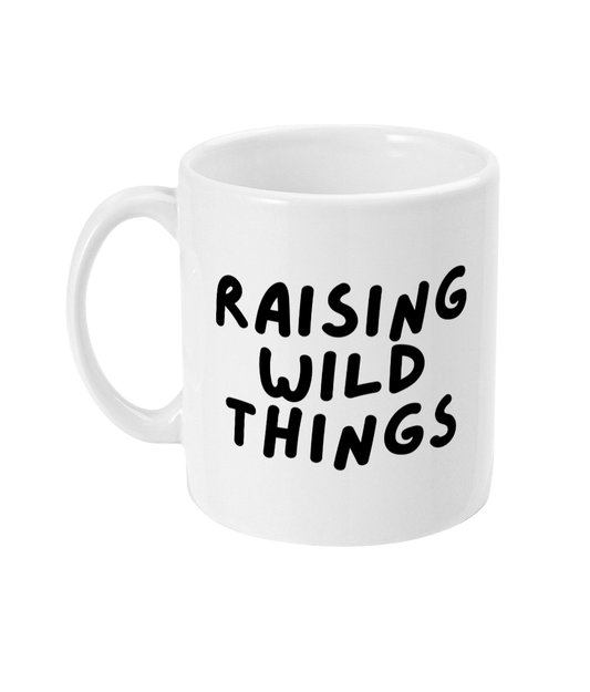 Raising wild things mug