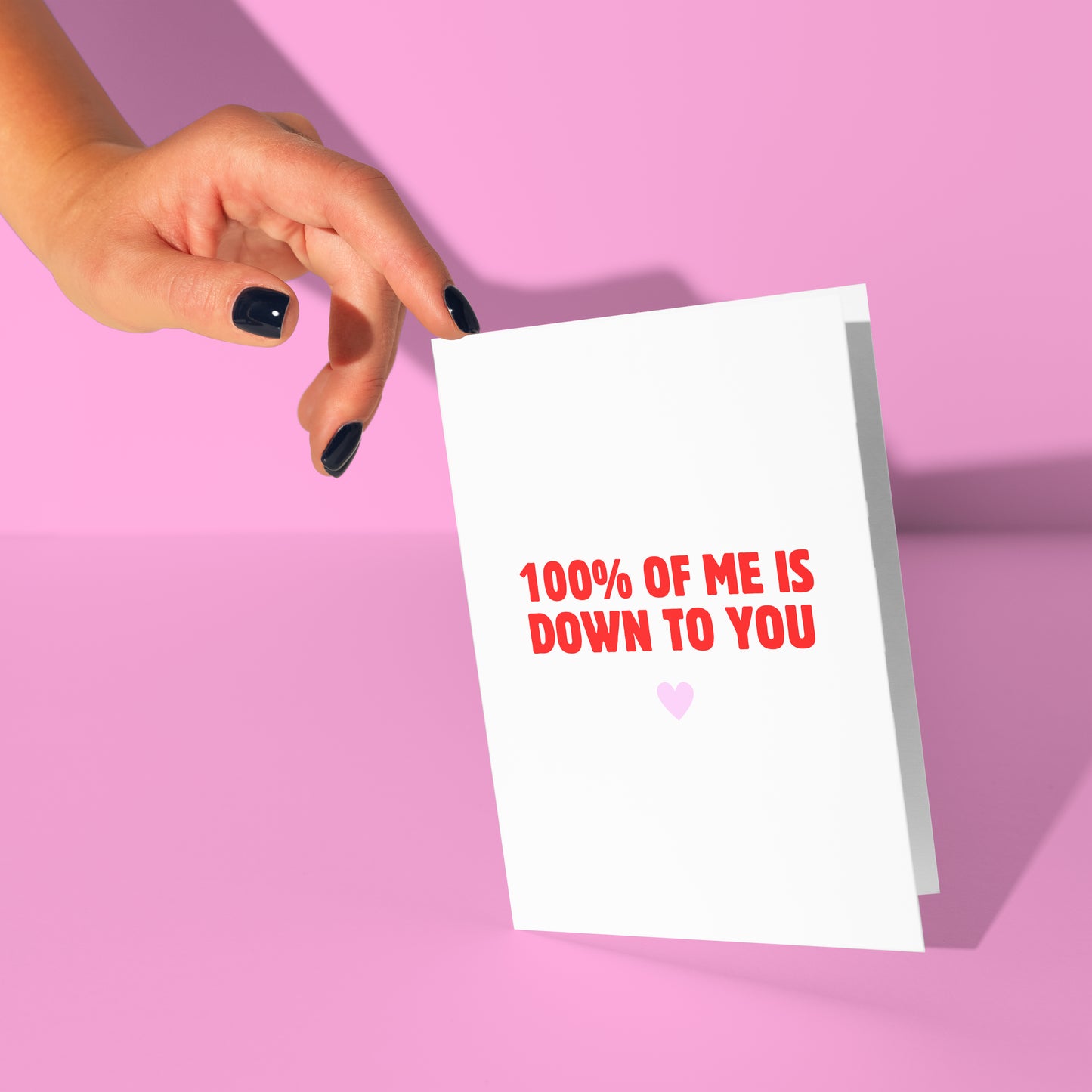 Down to you card