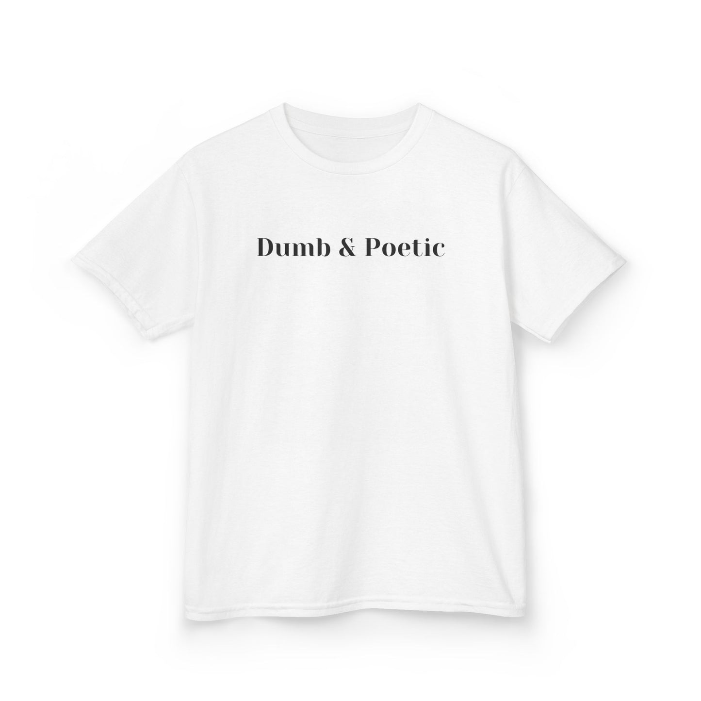 Dumb and poetic baby tee