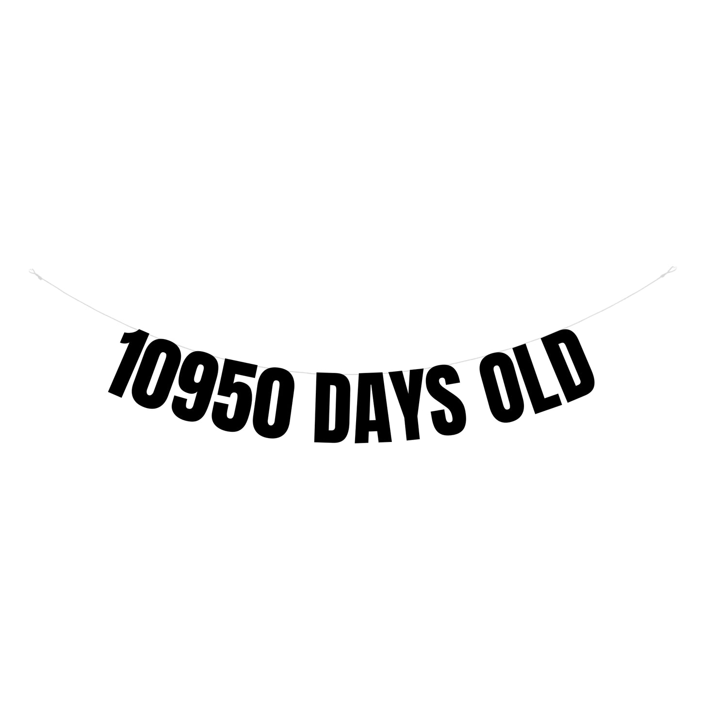 10950 Days old banner