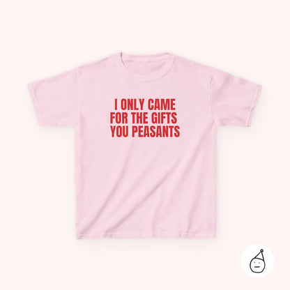 Kids Came For The Gifts