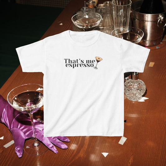 That's me espresso baby tee