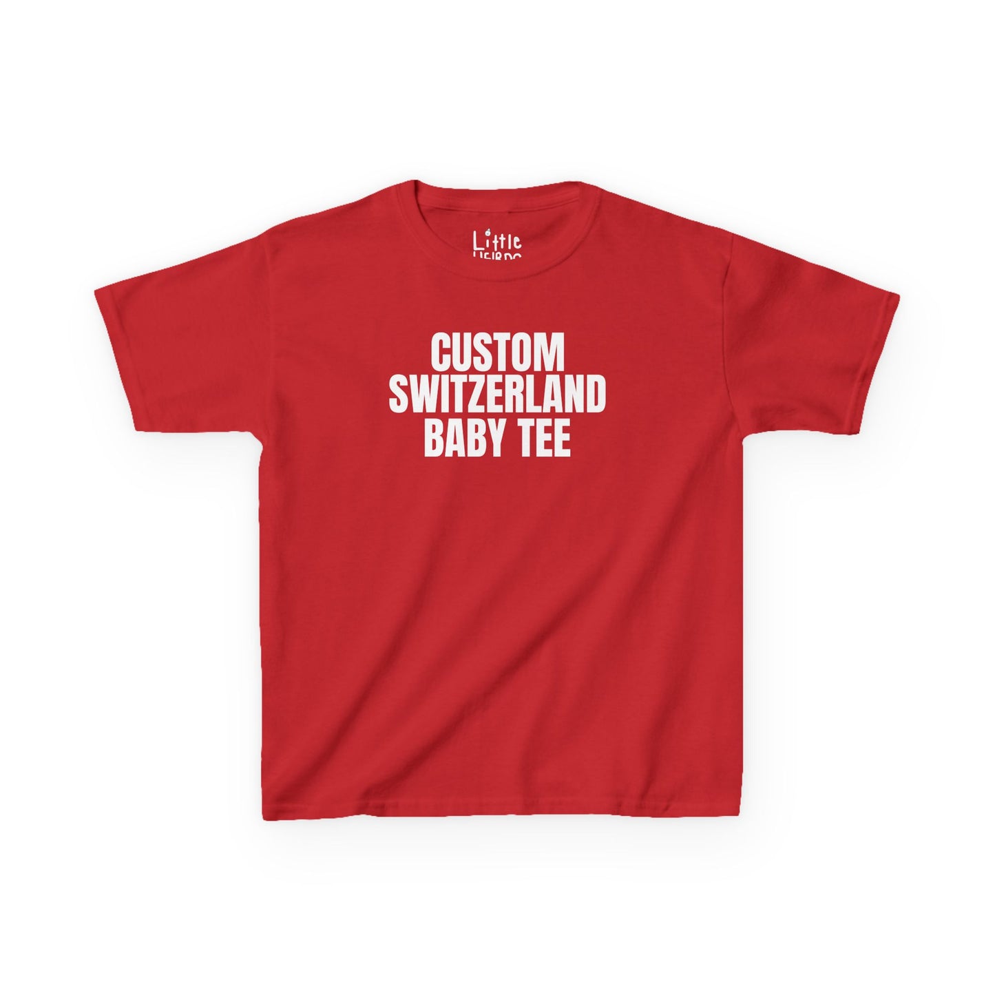 Custom Switzerland Baby Tee