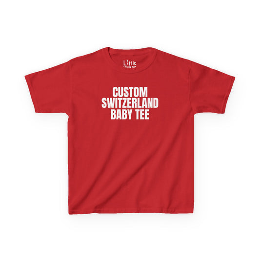 Custom Switzerland Baby Tee