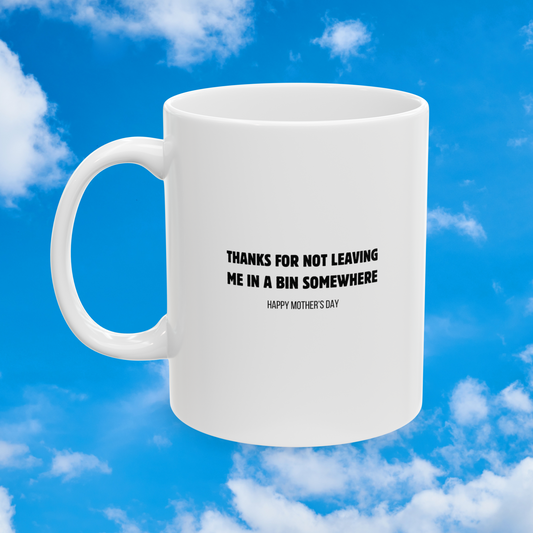 In a bin mug
