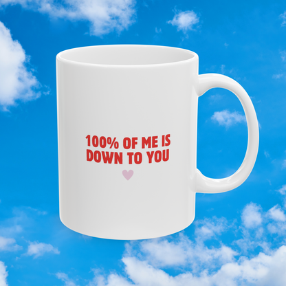 100% of me mug