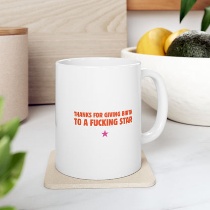 Giving birth to a star mug