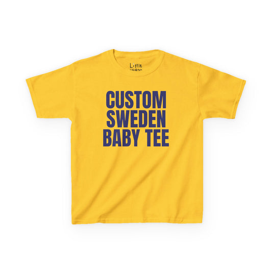 Custom Sweden Baby Tee