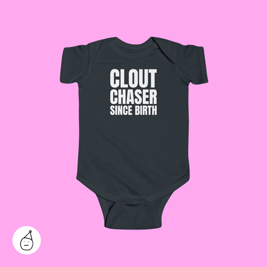Clout chaser baby grow