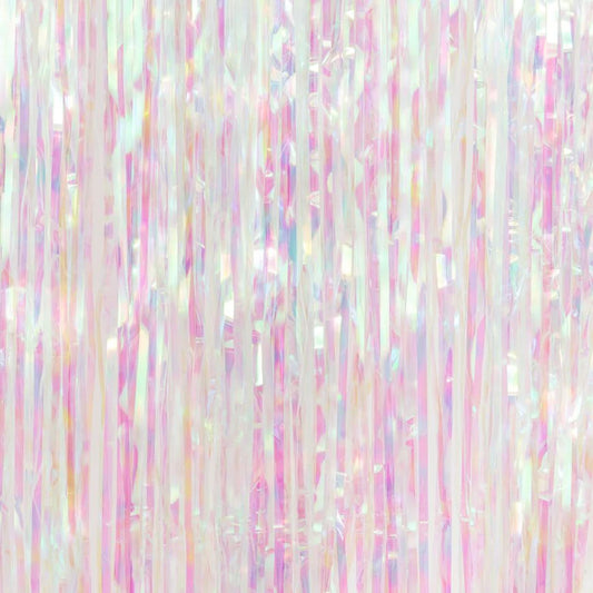 2 pack - Iridescent foil curtain backdrop
