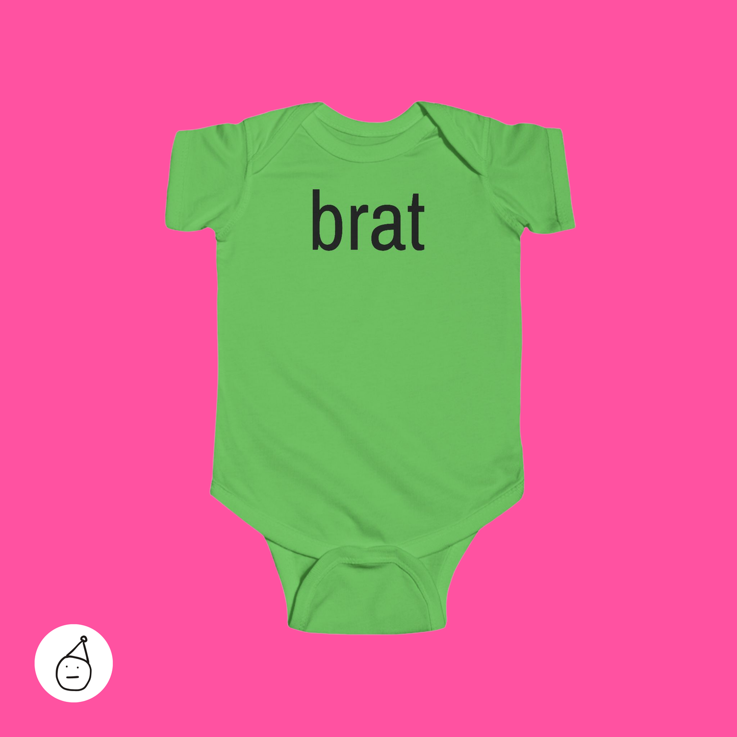 Custom brat baby grow