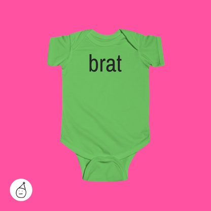 Custom brat baby grow